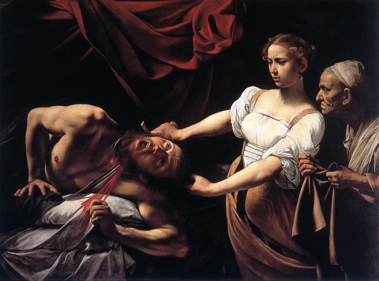 Holofornes'in Kafasını Kesen Judith. (1598-1599)
