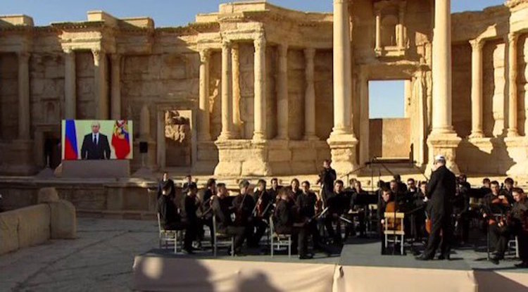 Palmira Antik Kenti'nde Klasik Müzik Konseri Verildi
