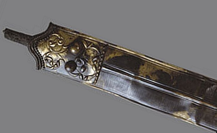 Oxfordshire’da bir nehirde bulunan Wittenham Kılıcı, Geç Demir Çağı. Görsel: Ashmolean Müzesi, Oxford Üniversitesi