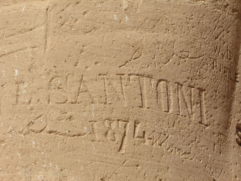 200 Yıl Önce Ramses Tapınağı’na Kazınmış İsimler