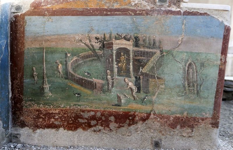Pompeii'den bir fresk (Ciro de Luca/Reuters/Corbis)