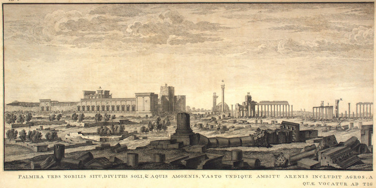 Palmira Antik Kenti'nin 150 Yıllık Fotoğrafları ve Eskizleri