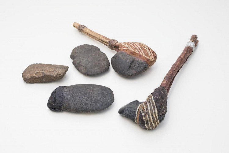 Examples of the type of axes the blade fragments would have been from. CREDIT – Stuart Hay, ANU.