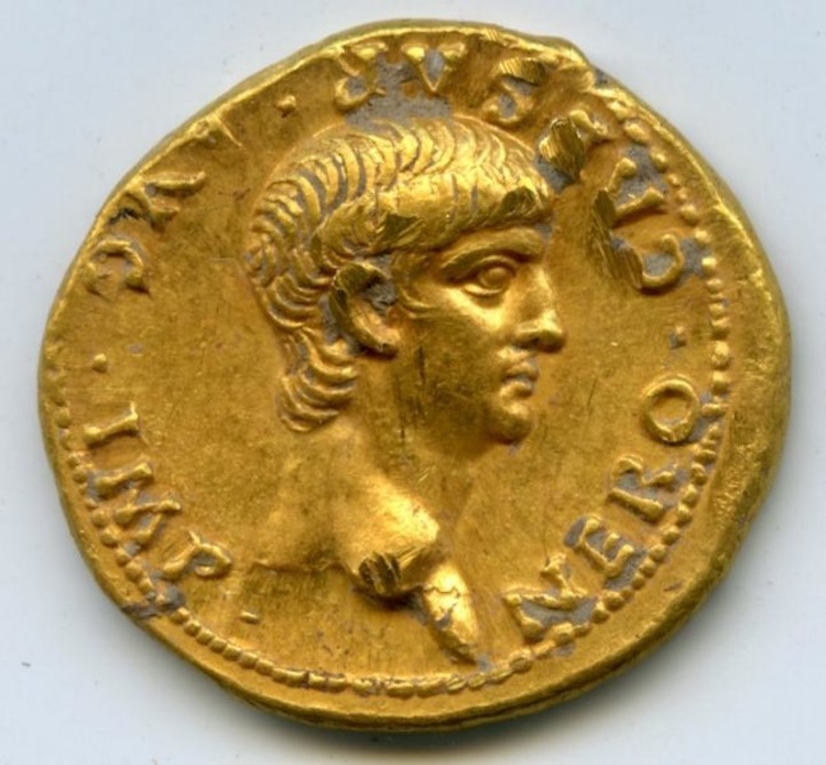 Kudüs'te İmparator Nero'nun Betimlendiği Altın Sikke Bulundu