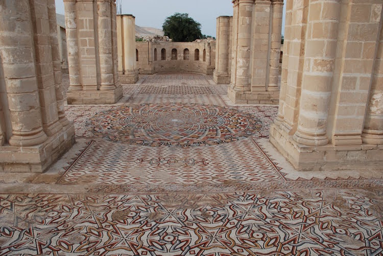 Hişam'ın Sarayı'ndan taban mozaiği. F: Filistin Kültür ve Turizm Bakanlığı