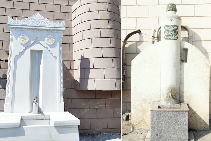 Beykoz’daki Tarihi Çeşme Sökülüp Yerine Yenisi Konmuş